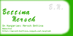 bettina mersch business card